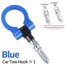 1 Stück universeller Frontstoßstangen-Abschlepphaken, Heckabschlepphaken, Auto-Zubehör Abschleppöse