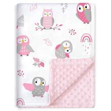 Unisex Baby Blanket, Super Soft Nursery Fleece Blanket, Printed Pattern, Dotted Fleece Backing, Newborn Printed Blanket - Multicolor - View 20