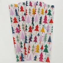 60/30/10 ورقة رقيقة بنمط رجل الزنجبيل للكريسماس - 50.8 * 35.56 سم بتصميم رجل الزنجبيل والنقاط المتداخلة، غلاف واقي خفيف الوزن لتغليف الهدايا، حماية العناصر الهشة، ديكور عيد الميلاد (شرائط قصب السكر الزرقاء، نجوم)، ديكورات رجل الزنجبيل، تغليف احتفالي، طراز احتفالي، تغليف موسمي، ديكورات احتفالية، منظمو الحفلات عيد الميلاد، ديكورات عيد الميلاد، بيجامات عيد الميلاد، هدايا عيد الميلاد، ديكور عيد الميلاد - شجرة عيد الميلاد الملونة - مشاهدة 10