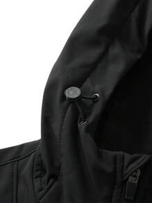 1pc Women's Soft Shell Fleece Jacket, Autumn/Winter Outdoor Hoodie, Hiking Sports Sweatshirt, Suitable For Outdoor Leisure Activities, Skiing