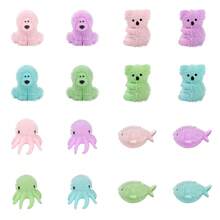 1/4/8 pezzi Palline sensoriali colorate a forma di animali, giocattoli a simulazione di animali con peli lunghi, giocattoli antistress, giocattoli carini a forma di animali come bomboniere, giocattoli antistress e sensoriali per borsette, bomboniere, giocattoli da schiacciare, giocattoli fidget, regali per feste di compleanno, riempitivi per sacchetti regalo, riempitivi per piñata, per Natale, Ognissanti, San Valentino, Capodanno, regali per carnevale, colore casuale