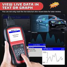 Autel AutoLink AL519 Universal OBD2 Reader Car Diagnostic Scanner Tool Vehicle Engine Fault Code Reader With Enhanced Mode 6, Advanced Version Of AL319, For UK/EU Post-2006 Vehicles - black red - View 6