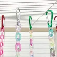 1pc/Set Parrot Toys, Colorful Rattan Ball Pendant String, Peony, Tiger Stripe, Sunflower, Parrot Chewing Toys, Bird Cage Decor Items, Multiple Colors Available