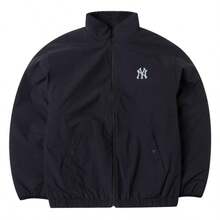 MLB Unisex Basic Varsity Reversible Fleece Reißverschluss Jacke, Lässig, Reisen, Warm, Schwarz