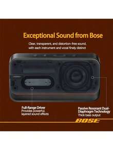 Bose Phiên bản nâng cấp SoundLink Home mini, loa mini nhỏ, âm thanh chất lượng cao, công nghệ màng kép cộng hưởng thụ động, kết nối Bluetooth ổn định, phụ kiện máy tính để bàn đẹp mắt, màu đen - màu đen - Xem 4