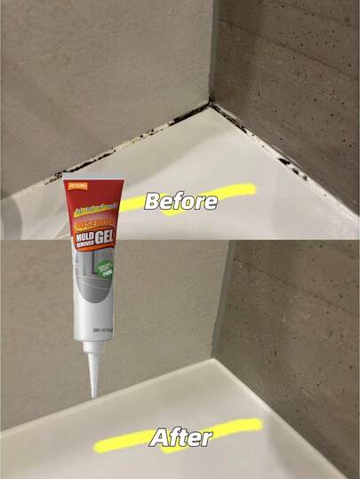 Wall Mold Removal Gel, A Cleaning Agent Used To Remove Mold And Stains On Walls. Can Be Used To Clean Bathroom And Kitchen White Walls.