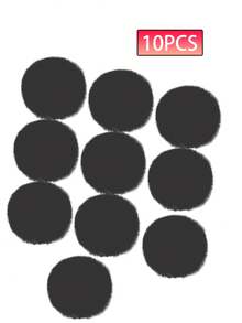 1/2/10pcs6cm Faux Fur Rabbit Plush Balls, 23 Colors, 2.36 Inch Pompoms With Elastic Band, Can Be Used As Decorations For Bags, Key Chains, Shoes, Scarves, Knitted Hats And Pendants, Suitable For Women And Girls