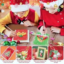 Princess Christmas DIY Sticker Game Costume Decor, Cartoon Creative Toy, Educational Accessory Material For 3D Handmade Creative Gifts, Christmas Gift Toys For Girls