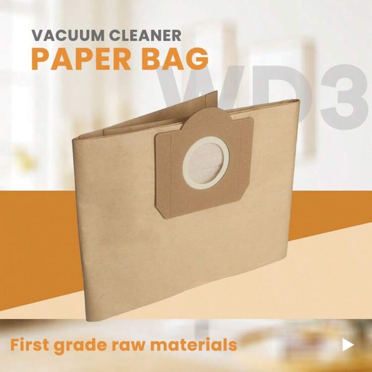 2/5/10pcs Replacement Vacuum Cleaner Dust Bags/Non-Woven Bags Compatible With Karcher WD3/6.959-1302204/A2656/MV1/WD3200S/E4001/WD3300 - Multicolor - View 7