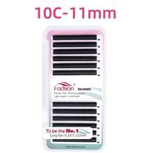 Fadvan Easy Fanning Eyelash 0.05/0.07/0.10 C/D 9-17mm 15-20mm Mix Extensions Blooming Eyelashes Flare Eyelashes Russian Volume Auto Fan Eyelashes Natural Cilia Silk Lashes, Natural, Lash Tech Supplies Lash Clusters, Eyelash Clusters, Individual Eyelashes, Lashes, Fake Lashes - C - View 14
