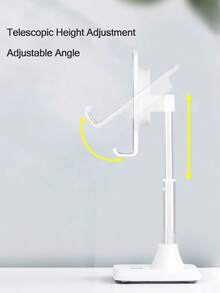 1pc Customized Heart-Shaped Adjustable Angle Desktop Phone Holder, Suitable For All Phones, For Daily Home & Office Use