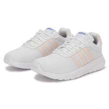 Adidas Women's LITE RACER 3.0 White/Pink Casual Training Shock-Absorbing Lightweight Fitness Road Running Shoes HP6103