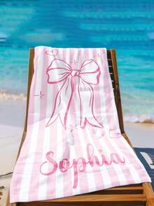 Khăn tắm biển trẻ em cá nhân hóa, Quà sinh nhật mùa hè, Không khí mùa hè, Chuyến đi biển của bé gái, Khăn tắm biển tùy chỉnh, Hồ bơi, Trang trí bãi biển, Dành cho gia đình - Nhiều màu - Xem 7