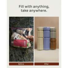 3 Silicone Magnetic Travel Bottle Set - Leakproof, Waterproof, Odorless, Rotary Lock Design, Suitable For Fitness, Hiking And Outdoor Activities, Christmas Gift - 白色 - 查看 6