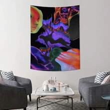 1pc Phantom Body Art Print Tapestry, Wall Decor, Ins Style, Polyester Hanging Tapestry For Living Room, Bedroom, Office, Dorm, Home Decor, Party, Rectangular Kitchen Wall Hanging Cloth With Drape, Comes With 3 Wall Nails And 2 Clips