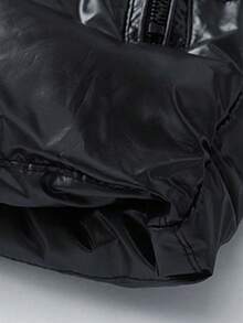 Men's Hooded Black & Gold Sweatshirt, Thick Casual Loose Fit Jacket, Versatile Sportswear For Autumn/Winter