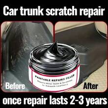 Universelle Auto Kunststoff Reparaturcreme, Gummi Schwärzungspaste, Reifen Schwärzungspaste, zum Reparieren und Entfernen von Verblassen und Oxidationsflecken an Innen- und Außenverkleidungen von Fahrzeugen, geeignet für Autodekorationen, Stoßfänger und Außenspiegelgehäuse. - Verschiedenfarbig - Übersicht 3