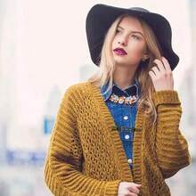 Kẹp áo len cổ điển - Kẹp cổ áo cardigan cổ điển, phù hợp cho phụ nữ và trẻ em gái - Hoàn hảo cho áo sơ mi trang trọng và trâm cài áo - Nhiều màu - Xem 5