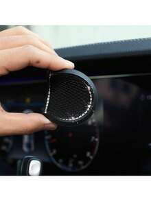 2pcs Multicolor Sparkling Car Cup Holders, Universal Vehicle Cup Holder Inserts, 2.75 Inch Rhinestone Anti-Slip Silicone Car Accessories, Fit Most Car Models - Multicolor - View 11