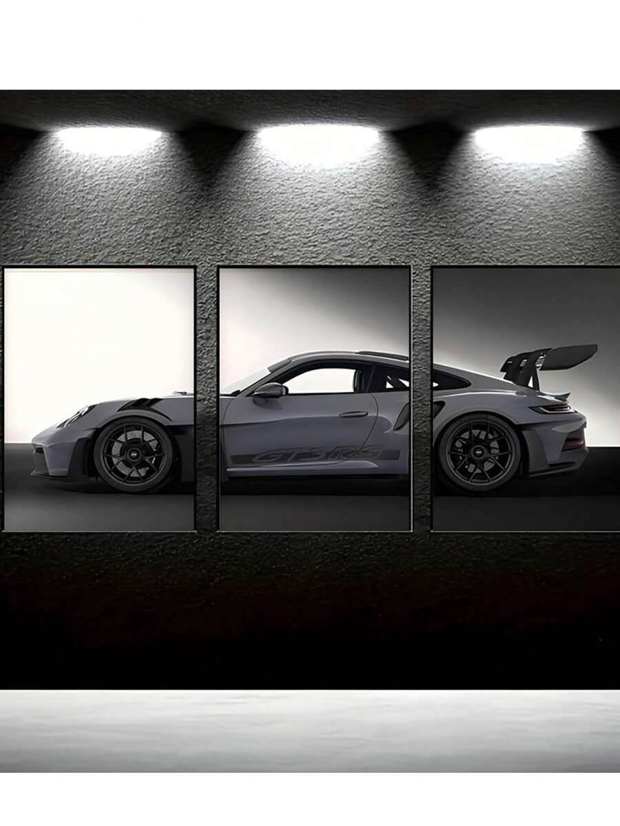 3 件，无框，12X16 英寸 X3，儿童房汽车海报印刷品，家庭办公室德国汽车装饰，育儿室装饰，宿舍礼物，有趣的帆布墙艺术，家庭卧室厨房客厅浴室，酒店咖啡厅办公室房间装饰艺术帆布墙海报。 - 彩色 - 查看 1