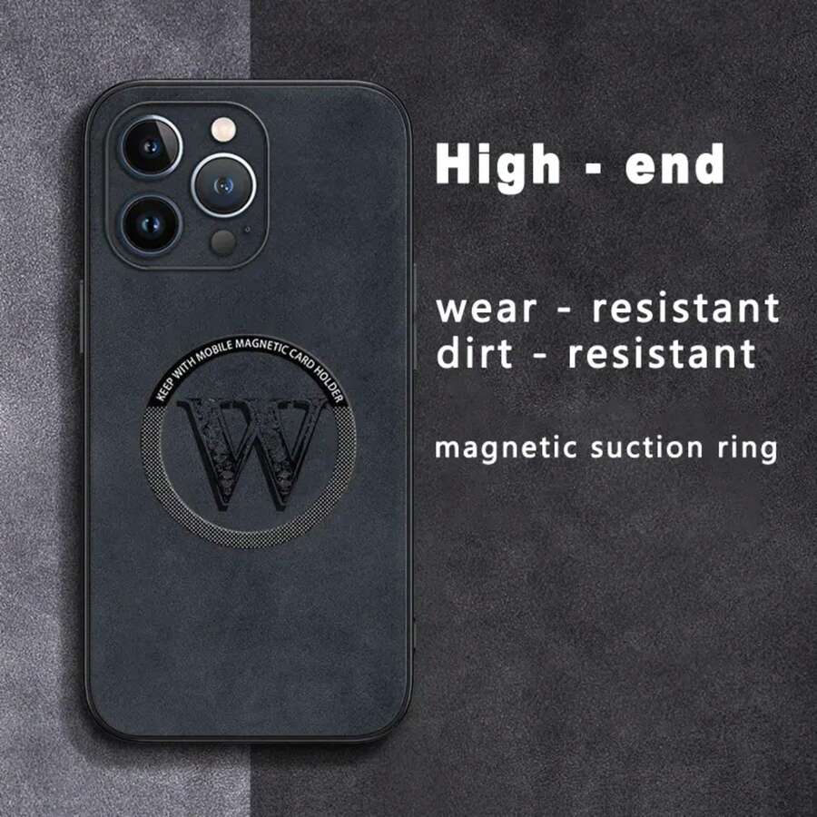 Funda para teléfono con diseño estampado, confeccionada en piel sintética de oveja y con cierre magnético. Compatible con los modelos 12 a 16 Plus, Pro y Pro. Su diseño elegante y lujoso la convierte en una opción excelente. - Colores mixtos 2 - Ver 1