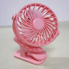 1个USB充电婴儿推车/育婴室静音风扇，360°旋转便携式夹式风扇，适用于婴儿车、婴儿床、推车配件、旅行、露营，3档静音迷你桌面风扇，自行车夹式风扇，快速制冷，清凉舒爽，适用于家庭、厨房、浴室、办公室、汽车，多功能风扇，可用于化妆 - 彩色 - 查看 13