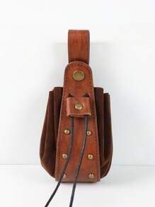 1 件中世纪朋克复古腰包文艺复兴户外腰包钱包旅行假日派对角色扮演角色扮演挂式零钱包，万圣节