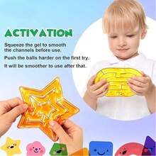 1/2/4/8件套柔软可爱感官减压玩具 - 自闭症感官镇静玩具，适用于课堂学生、自闭症儿童，缓解焦虑，挤压感官管，复活节篮子填充物，课堂奖励，生日礼物和节日礼品袋填充物 - 彩色 - 查看 2