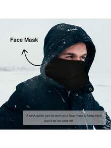 Winter Knit Beanie Hat Neck Warmer Scarf And Touch Screen Gloves Set 3 Pcs Thermal Lined Skull Cap For Men Knit Beanie Winter Thick Solid Thermal Lined Beanie Hats For Men Warm Skiing Beanies Fall