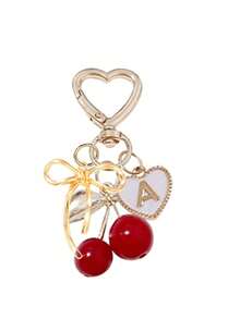 Móc khóa hình quả anh đào dễ thương, thời trang, màu vàng kim - Móc khóa hình quả anh đào, phụ kiện trang trí ba lô sành điệu, móc khóa, mặt dây chuyền hợp kim chữ cái A-Z, mặt dây chuyền tai nghe, mặt dây chuyền xe hơi, mặt dây chuyền trang trí, móc khóa hình quả anh đào, phụ kiện túi xách, kẹp túi, phụ kiện nhựa và kim loại sáng bóng, ví và túi xách nữ, phụ kiện ba lô - Nhiều màu - Xem 17