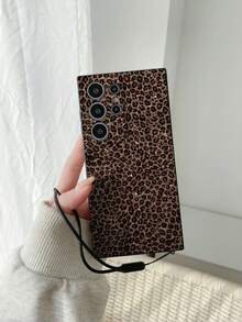 1 件黑色 TPU 豹纹防震手机壳和 1 件黑色硅胶挂绳带，兼容/配套手机壳/带挂绳的手机壳/腕带手机壳/趣味手机壳/Android 手机壳/手机壳/手机壳/OPPO 手机壳/Galaxy A51 4G/Galaxy A52/A52s 5G/Galaxy S23 Ultra/Galaxy A13 4G/Galaxy A12/Galaxy S22 Ultra/OPPO A54/Galaxy A54/Galaxy A04E/Galaxy A05S/Galaxy A34/Galaxy S25Ultra 5G/Redmi Note 13/Galaxy A14/Galaxy A32 4G - 彩色 - 查看 4