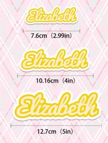 10 件个性化姓名贴纸 | 儿童定制姓名贴纸 | 个性化笔记本电脑贴纸 | 水瓶姓名贴纸 | 男孩个性化定制姓名防水标签，适用于日托、学校等 | 返校季 | 情人节 - 彩色 - 查看 30