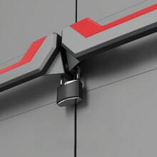 Armadio Alto Stilo, 3 Ripiani Regolabili, Grigio Scuro, 68x39x173 H Cm