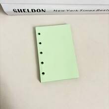 50 张 M5/A7 彩色补充纸、粉色/蓝色/紫色活页笔记本纸、活页配件、文具配件