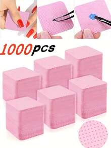2000 miếng tampon siêu thấm hút dùng cho sơn móng tay gel, tẩy trang, dung môi mascara và chăm sóc da. Tampon mềm mại và sạch sẽ cho móng tay. Đồ dùng làm móng. Đồ dùng làm móng. - Nhiều màu - Xem 12