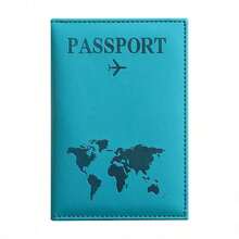10pcs Customized Matte PU Travel Passport Cover, Personalized Passport Holder With World Map & Letter Printing, Clip Design Passport Wallet, Storage Box, Women, Essential Travel Accessory, Letter, Multifunctional, Large Capacity, Foldable, Middle School, High School, College, Freshman, Sophomore, Lower Grade Students - Multicolor - View 15