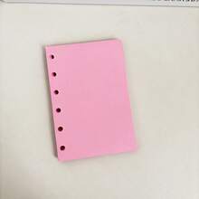 50 张 M5/A7 彩色补充纸、粉色/蓝色/紫色活页笔记本纸、活页配件、文具配件