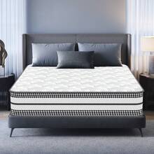 Materasso 90x200 cm Memory Foam Materasso Letto, Altezza 28 cm Rigidità H3, Materasso a Molle Insacchettate 8 Zona, Lusso, Antiacaro, Ergonomico - Bianco - Visualizzare 10