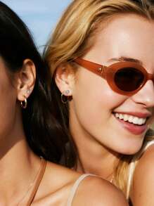 1Pair 18K Gold Plated Screw Back Stud Earrings For Women,Tiny Unisex Hypoallergenic Cartilage Earrings,Screw On Double Round Cubic Zirconia Dainty Helix Earrings For Men, Women, Girls ( Gold/Silver/Black Color 2mm/3mm /4mm/5mm/6mm) Valentines And Mardi Gras Earrings