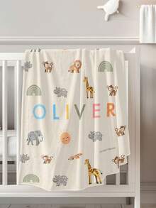 1件定制个性化毯子，文字毯，DIY毯，图案毯，纪念毯。挂毯，照片肖像毯设计，适合女孩、男孩、成人，情人节礼物，轻便，婴儿毯，个性化毯，返校时尚