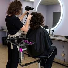 KINGSTEAM Carro de almacenamiento de herramientas para peluquería y belleza - Negro - Ver 9