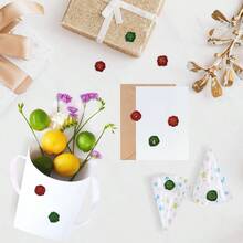 1 PC / 2 PCS / 4 PCS / Christmas Stamp Stickers - Red, Green, Gold Festive Seals, Matte Finish, Suitable For Scrapbooks, Gift Wrapping, Greeting Cards, Envelopes - One-Time Use Paper Self-Adhesive Labels - Office, Party, Personal Decoration Christmas Stickers, Festive Decorations, Festive Designs, Decorative Effects, Office Decoration Supplies - Multicolor - View 9