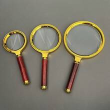 1pc High Definition Handheld Magnifier, High Magnification, Focusing Lens, Reading & Decorative Magnifier - Multicolor - View 11