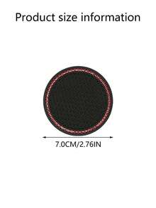 2pcs Multicolor Sparkling Car Cup Holders, Universal Vehicle Cup Holder Inserts, 2.75 Inch Rhinestone Anti-Slip Silicone Car Accessories, Fit Most Car Models - Multicolor - View 3