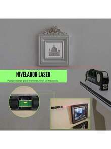 Nivel láser multifunción con 3 modos - Negro - Ver 4