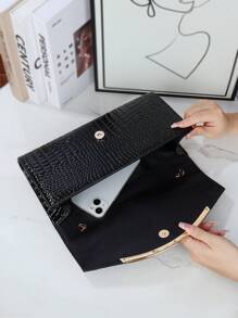 Women's Fashion High-End Commuter Leather Clutch