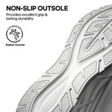 Women's Walking Shoes Cushion Comfortable ActiveBreeze Running Tennis Shoes Non-Slip Workout Gym Sports Athletic Breathable Fashion Sneakers - 白色 - 查看 4