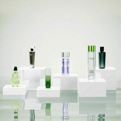 6 hộp Acrylic trắng/trong suốt, kệ trưng bày hình khối đa năng 5 mặt, có thể giặt được, thích hợp để đựng sản phẩm làm đẹp, phòng tắm, bàn trang điểm, món tráng miệng tiệc Giáng sinh, trưng bày trên bàn sinh nhật, sơn móng tay và nước hoa