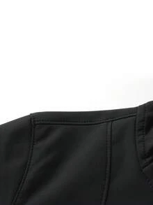 1pc Women's Soft Shell Fleece Jacket, Autumn/Winter Outdoor Hoodie, Hiking Sports Sweatshirt, Suitable For Outdoor Leisure Activities, Skiing