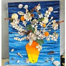 [740/1000 Piezas] Juego de artesanía de mini conchas y estrellas de mar - [Consulte las imágenes del SKU para confirmar el producto que compra] Adecuado para manualidades, joyería DIY, figuras de animales, marcos, decoración del hogar, fiesta con tema de playa, decoración de bodas, relleno de acuarios y jarrones, etc. - Multicolor - Ver 7
